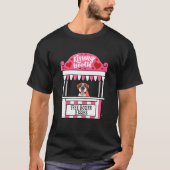 T-shirt Boxer Chien Baisers Embrasser Booth (Devant)