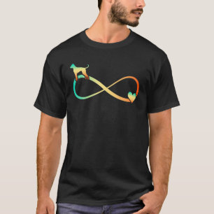 T-shirt Boxer Chien Infinite Love Coeur Infinie Symbole In