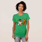 T-shirt Boxer Chien St Patrick's Day (Devant entier)