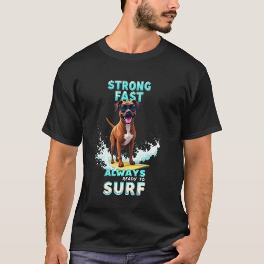 T-shirt Boxer Cool Surfant Chien (Devant)