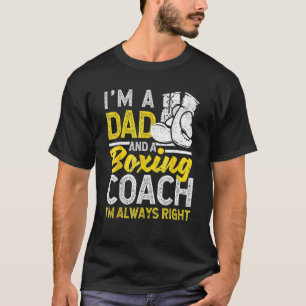 T-shirt Boxer Daddy Coaches Fête des pères Je suis papa et
