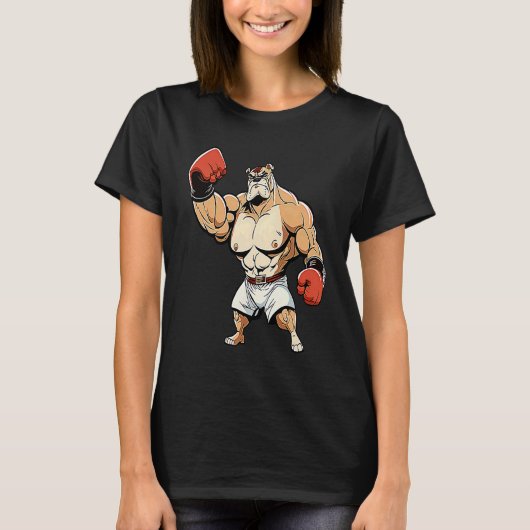 T-shirt Boxer Dog Boxing  1 (Devant)