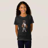 T-Shirt Boxer Dog Jouer Karate, Karate Champion Boxer Dog (Devant entier)