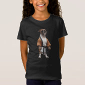 T-Shirt Boxer Dog Jouer Karate, Karate Champion Boxer Dog (Devant)