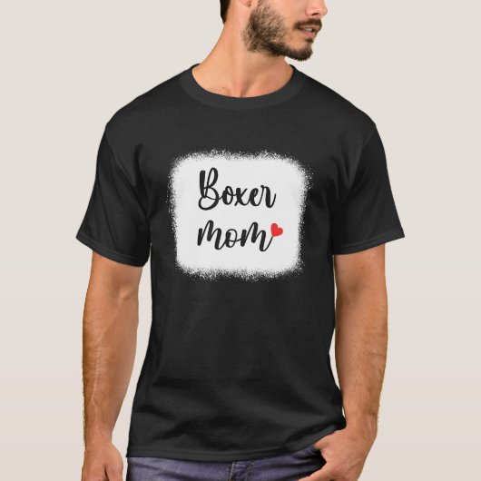 T-shirt Boxer Dog Mom Womens Boxer (Devant)