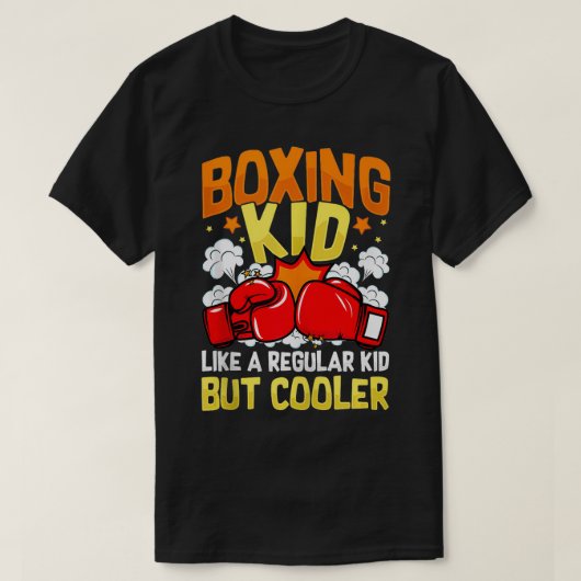 T-shirt Boxer Enfant Comme Un Enfant Régulier Mais Boxer G (Design devant)