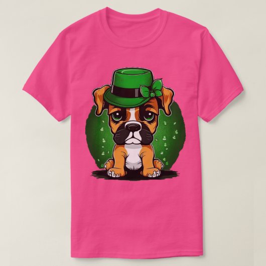 T-shirt Boxer Jour de la Saint Patrick 3 (Design devant)