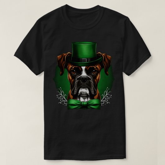 T-shirt Boxer Jour de la Saint Patrick 4 (Design devant)