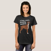 T-shirt Boxer Lean Moyenne Machine de saut Raglan (Devant entier)