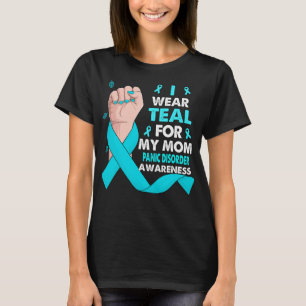 T-shirt Boxer Main Je Porte Turquoise Pour Ma Mère PANIQUE