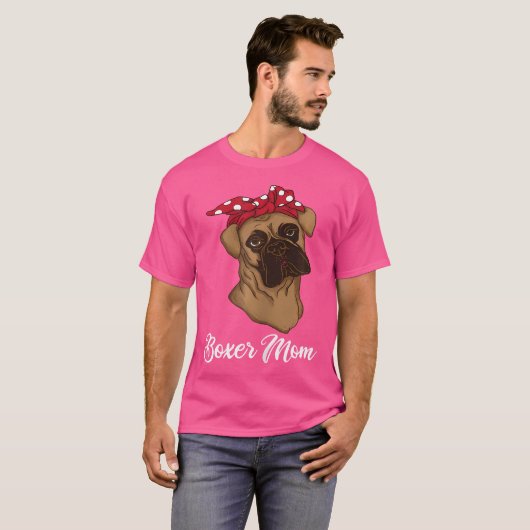 T-shirt Boxer Maman (Devant entier)