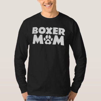 T-shirt Boxer Maman Funny Boxer Chien Propriétaire Chien C