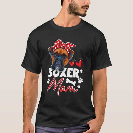 T-shirt Boxer Mom       as Dog   (Devant)