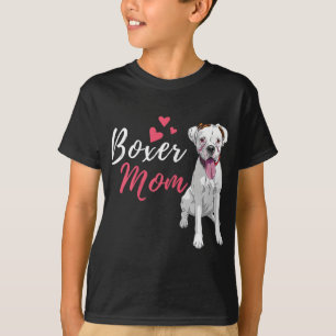 T-shirt Boxer Mom - Mignonne Allemand Boxer Lover Dog Prop