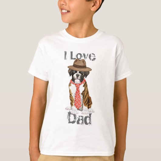 T-shirt Boxer papa (Devant)