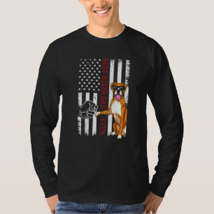 T-shirt Boxer Papa Chien Boxer Chien Vêtement Chien Drapea
