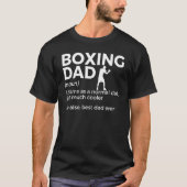 T-shirt Boxer papa Définition Meilleur papa Jamais (Devant)