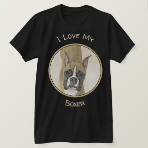 T-shirt Boxer Peinture - Cute Original Chien Art