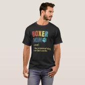 T-shirt Boxer Pour Boxer Maman (Devant entier)