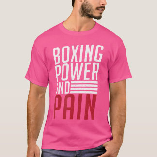 T-shirt Boxer Puissance Et Douleur Sport Boxer