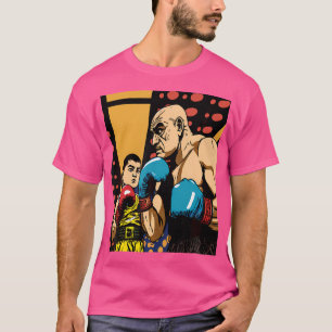 T-shirt Boxer Sports amateurs Vintage Pop Art Boxer
