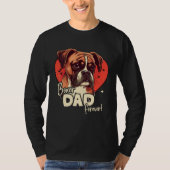 T-shirt Boxerdog With Heartdecoration Boxerdad (Devant)