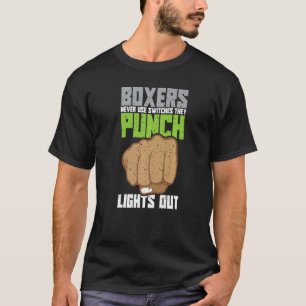 T-shirt Boxers Punch Lights Out