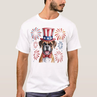 T-shirt Boxeur Patriotique