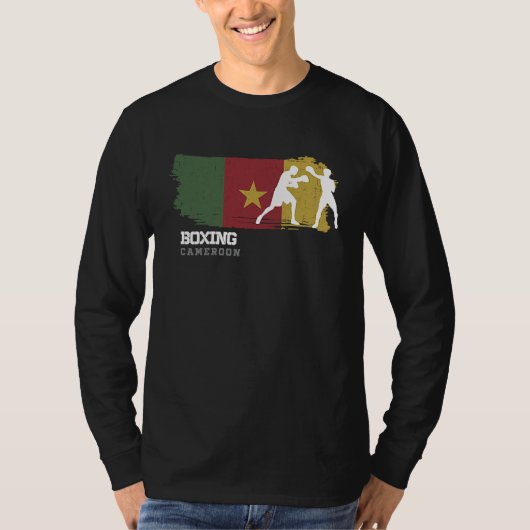 T-shirt Boxing Cameroon Combat Sports Fighter Boxing (Devant)