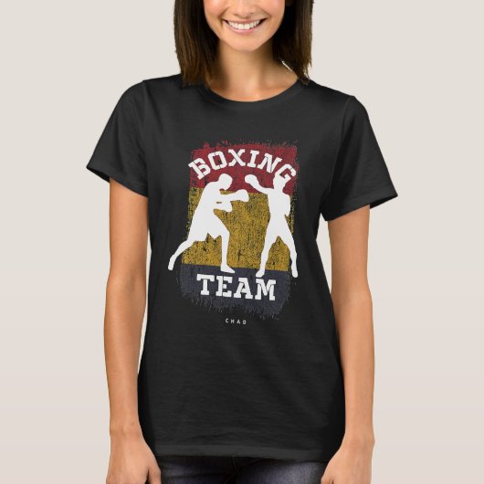 T-shirt Boxing Chad Combat Sports Fighter Boxing (Devant)