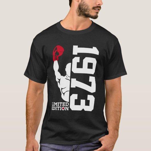 T-shirt Boxing Fight 1973 Boxer 50Th Boxes (Devant)