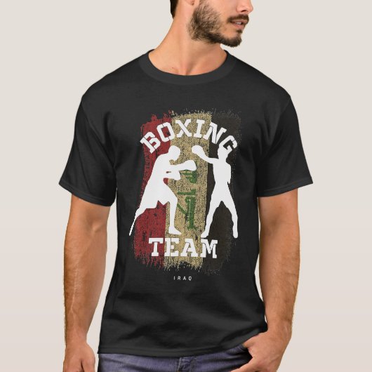 T-shirt Boxing Iraq Combat Sports Fighter Boxing (Devant)