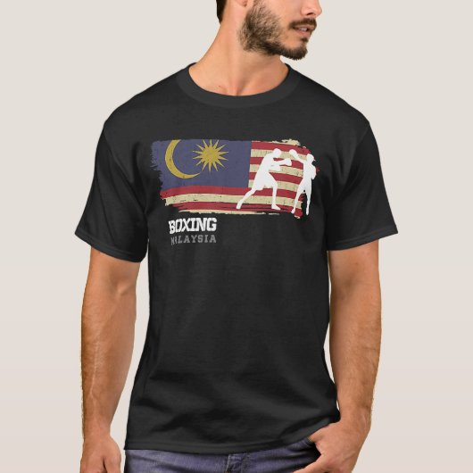 T-shirt Boxing Malaysia Combat Sports Fighter Boxing (Devant)
