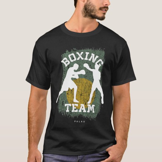 T-shirt Boxing Palau Combat Sports Fighter Boxing (Devant)
