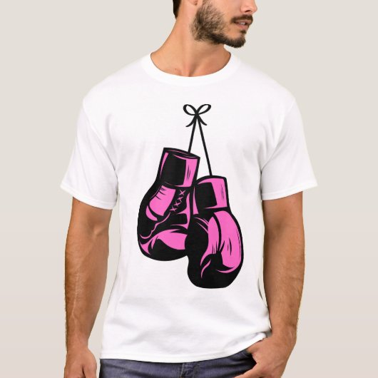 t-shirt boxing rose (Devant)