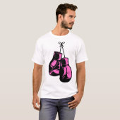 t-shirt boxing rose (Devant entier)