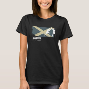 T-shirt Boxing Scotland Sports de combat Boxeur Boxe