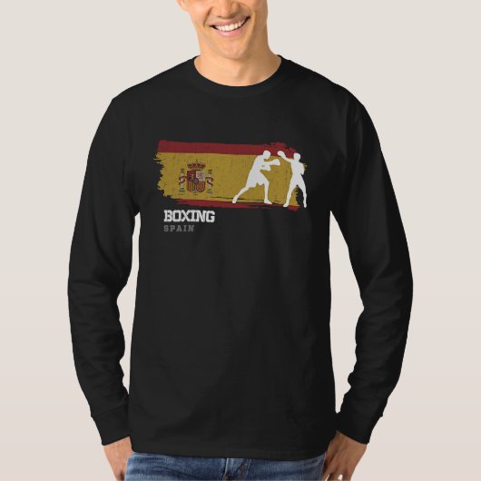 T-shirt Boxing Spain Combat Sports Fighter Boxing (Devant)