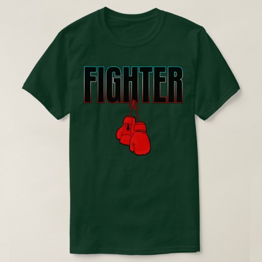 T-SHIRT BOXING SPORTS CADEAUX BOXER FIGHTER (Design devant)