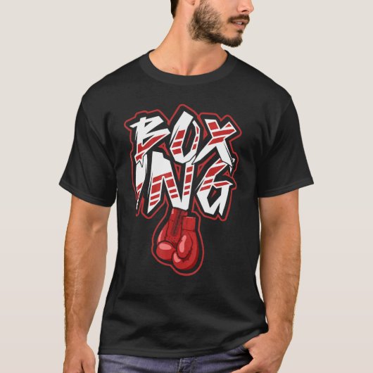 T-shirt Boxing Workout Gym Boxer Champion 4 (Devant)
