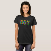 T-shirt Boy Brick Builder Blocks Master Builder (Devant entier)