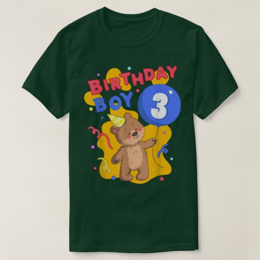T-shirt Boy de Birthday (Design devant)