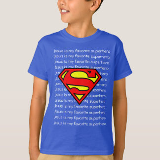 T-shirt Boy T-shirt. Jesus is my favorite superhero!