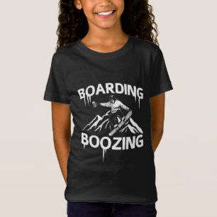 T-Shirt Boyage de snowboard