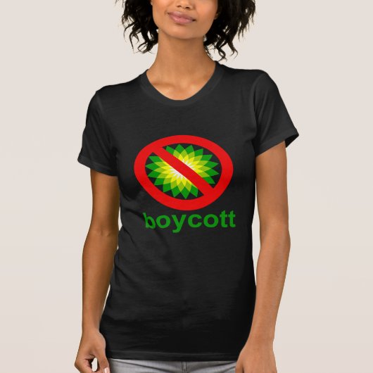 T-shirt Boycott BP (Devant)