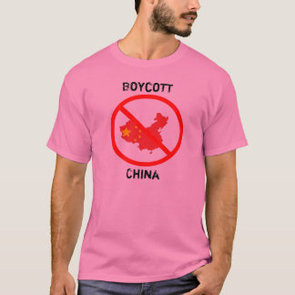 T-shirt Boycott Chine