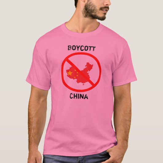 T-shirt Boycott Chine (Devant)