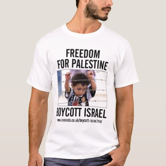 T-shirt Boycott Israël (Devant)