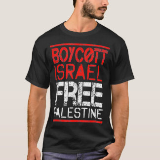 T-shirt Boycott Israel Free Palestine Gaza War Awareness