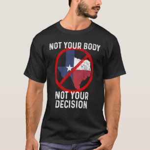 T-shirt Boycott Texas Anti Texas Mon Corps Mon Choix Son C